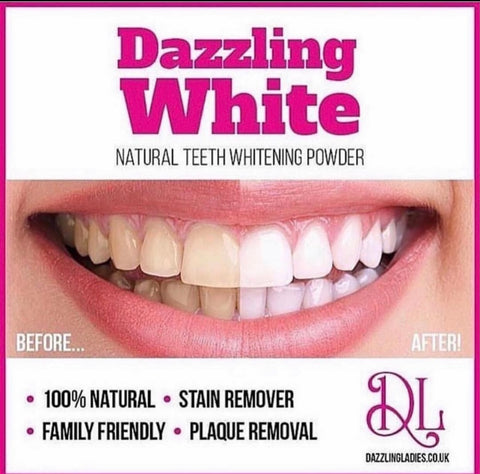 Dazzling White Charcoal Teeth Whitening Powder